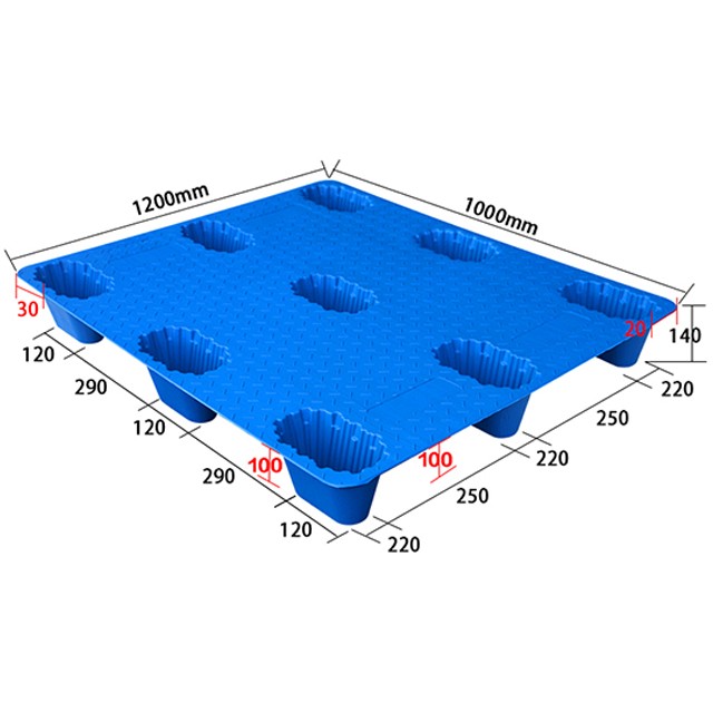 1210九腳吹塑托盤(pán)7.5kg