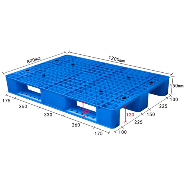 1208網(wǎng)格川字塑料托盤(pán)墊倉(cāng)板