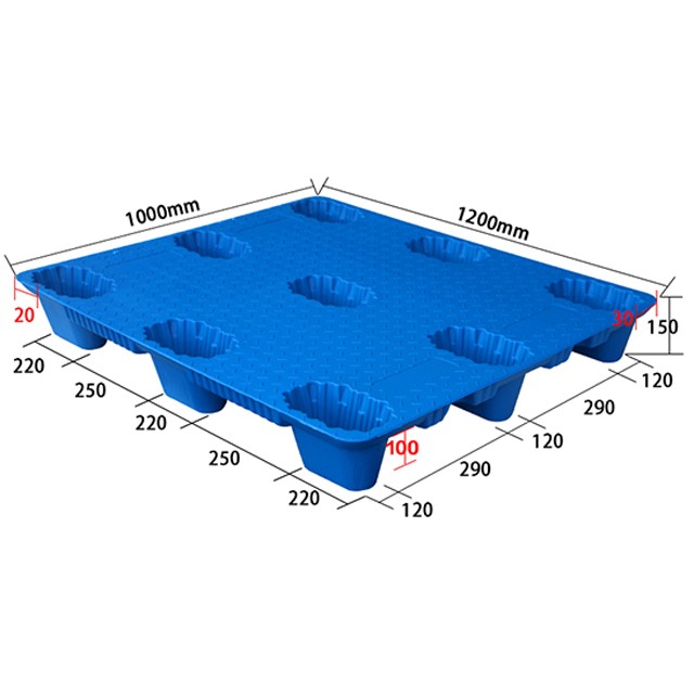 1210九腳吹塑托盤(pán)13kg
